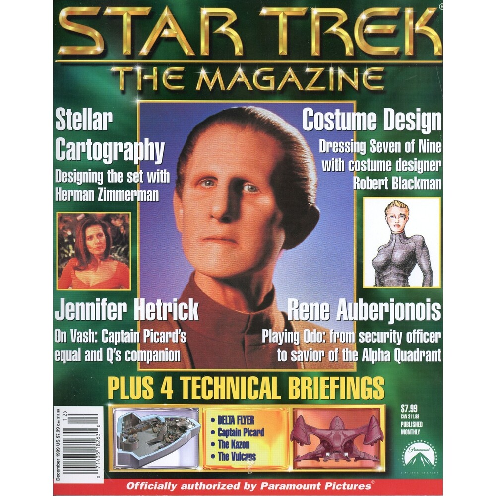 Star Trek The Magazine 1999 December Jennifer Hetrick Rene Auberjonois  C9
